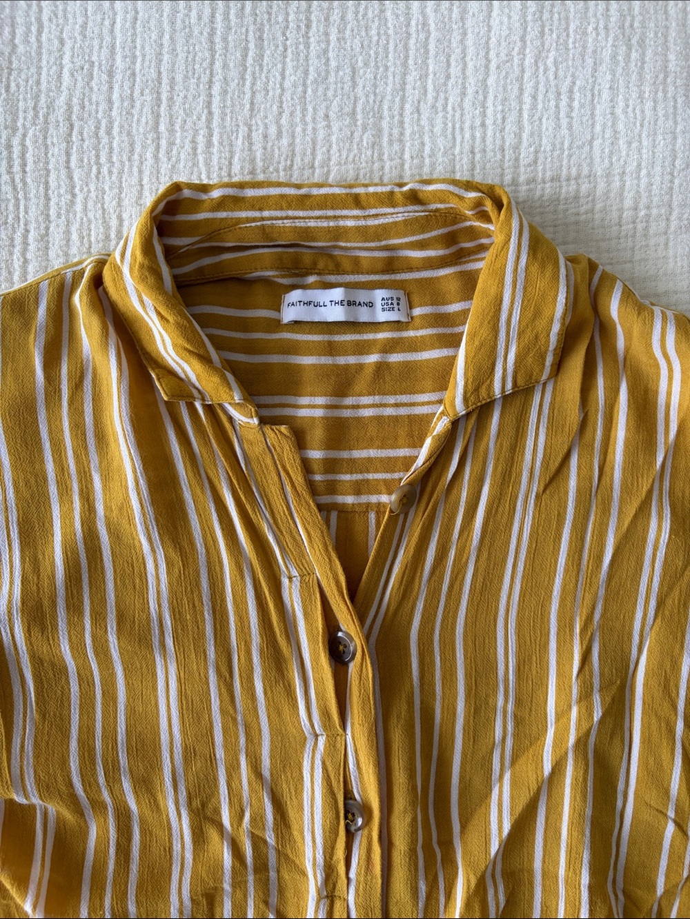 Faithful the Brand Cropped Buttondown
